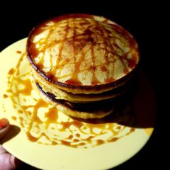A picture of Fluffy pancakes.