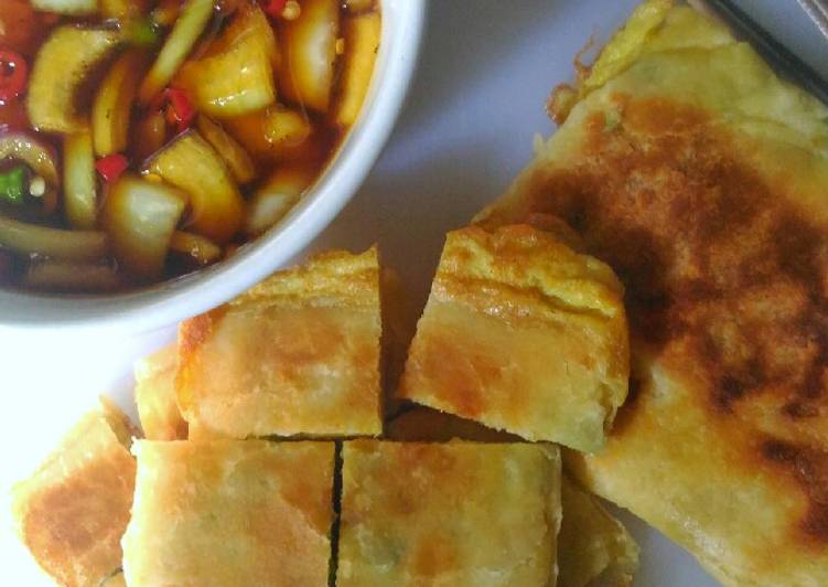 Martabak Telur + Kuah Cuka