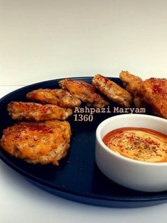 عکسی از دستور مرغ پنیری