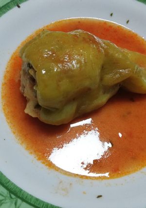 Bolgár töltött paprika recept fotója