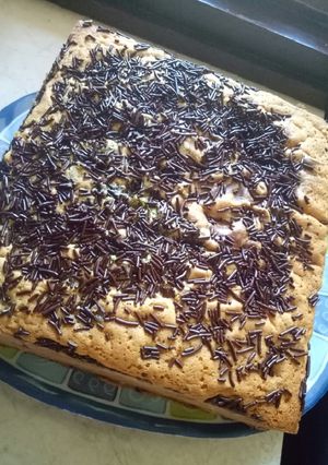 Foto resep Bolu pandan coklat