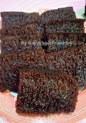 Foto resep Bolu karamel sarang semut rice cooker