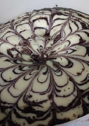 عکسی از دستور کیک زبرا در پلو پز