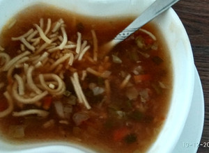 A picture of Veg manchow soup.