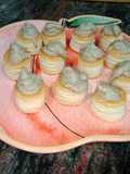 Tartaletas de crema de setas