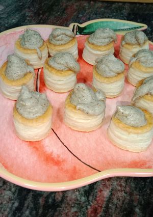 Una foto de Tartaletas de crema de setas