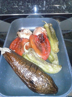 Una foto de Verduras escalivadas