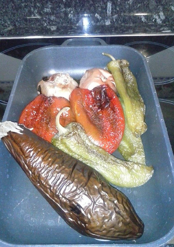 Una foto de Verduras escalivadas