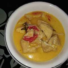A picture of Tahu Santan bumbu mangut.