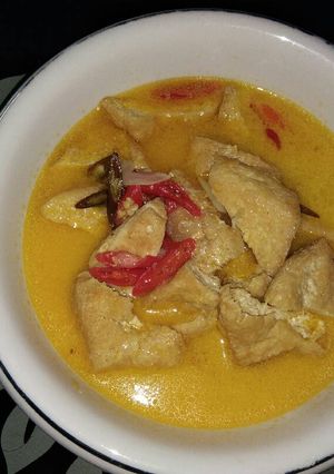 Foto resep Tahu Santan bumbu mangut