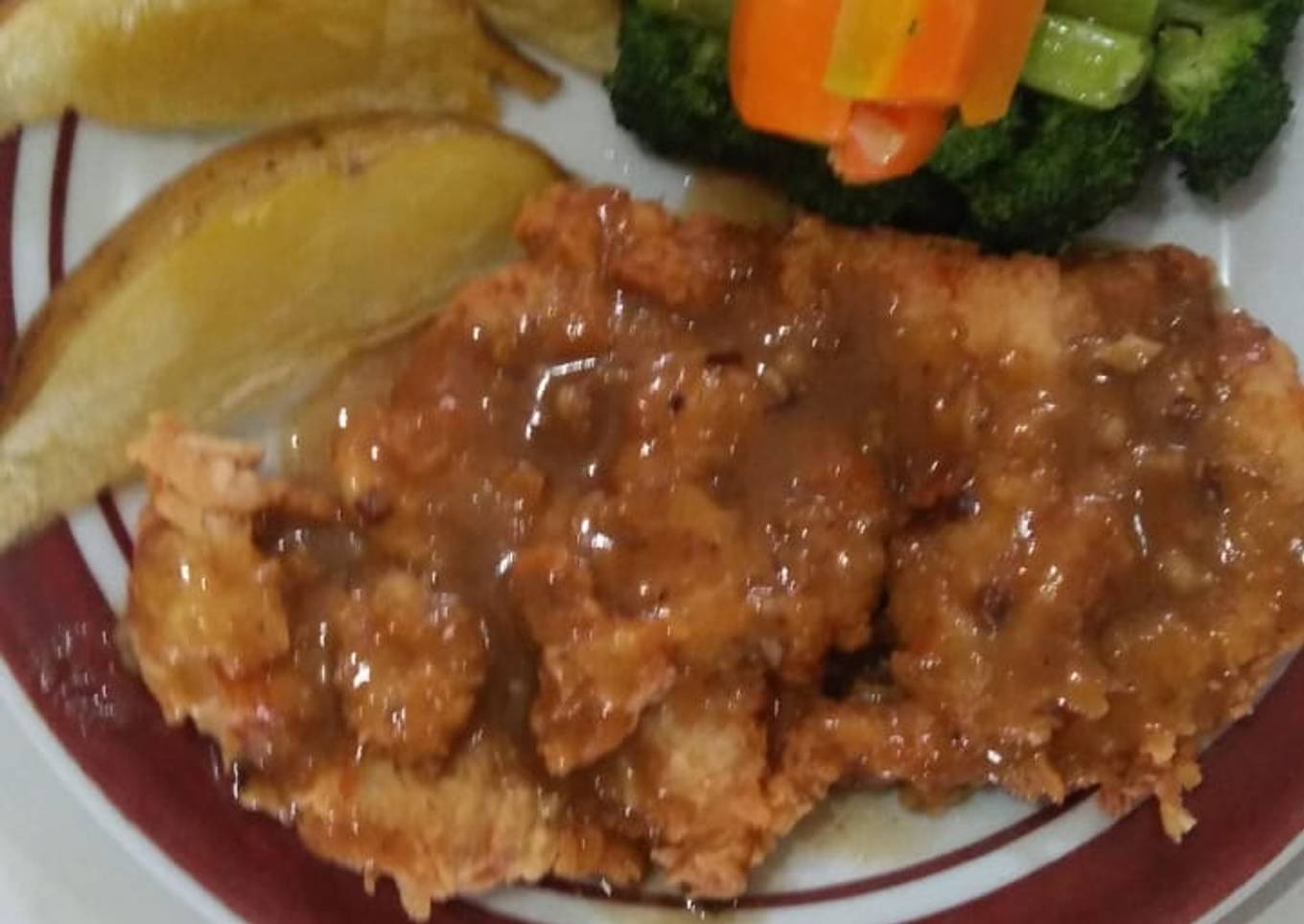 Simple chicken steak