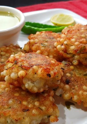 A picture of Sabudana Tikki.
