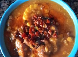 Una foto de Locro a mi manera