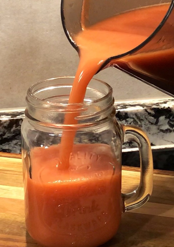 Una foto de Gazpacho Andaluz en Monsieur Cuisine Connect