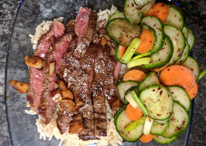 Japanese Style Steak Rice Bowl