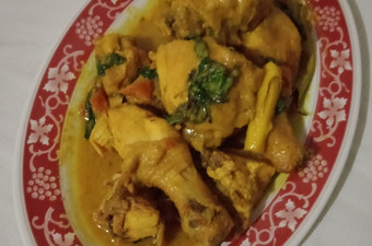 Anti Ribet, Membuat Ayam bumbu kuning kemangi Ekonomis Untuk Jualan