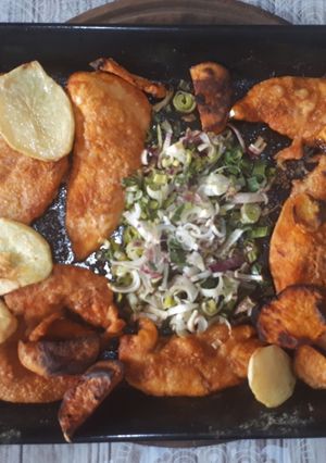 Una foto de Pollo al Pimentón