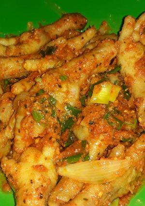 Foto resep Sambal ceker bombay