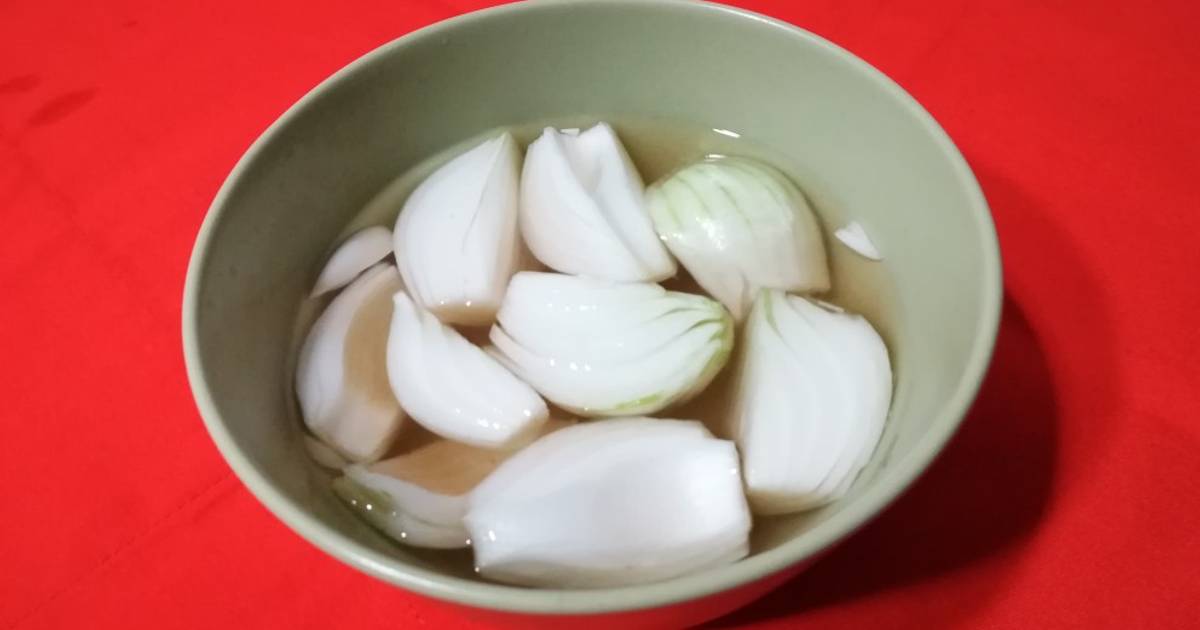 Cebollas tiernas en vinagre Receta de juanbamuller- Cookpad