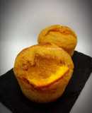 Muffins de espelta integral con naranja y chocolate(saludable)