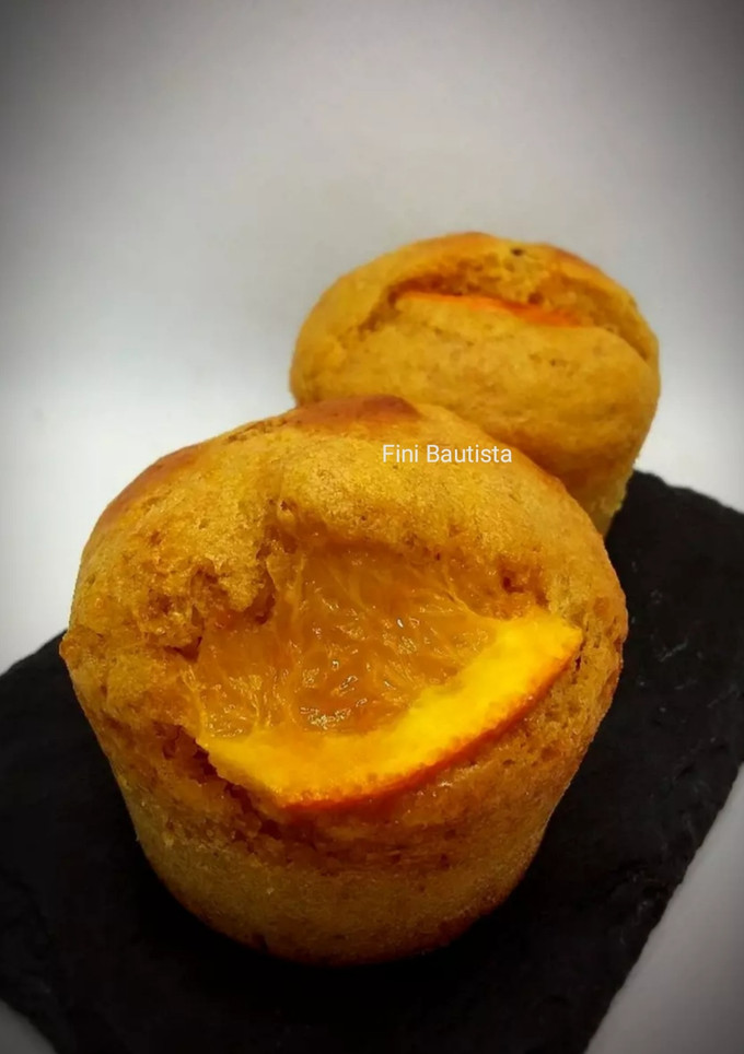 Una foto de Muffins de espelta integral con naranja y chocolate(saludable)