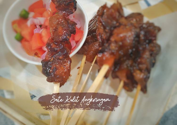 Sate kulit angkringan - simple enak