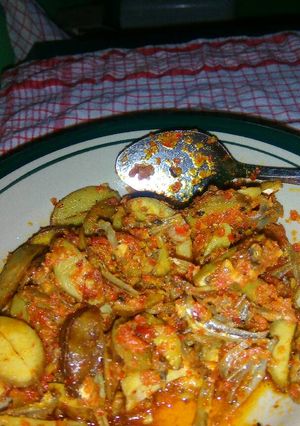 Foto resep Jengkol teri balado