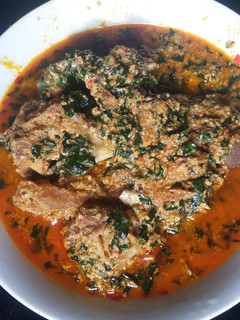 A picture of Egusi soup.
