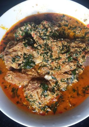 A picture of Egusi soup.