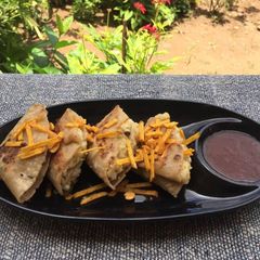 A picture of Farali roti pockets.