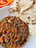 Dieta baja en Fodmap: picado de carne con verduras