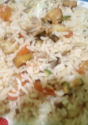 صورة لوصفة رز على الطريقة الصينية