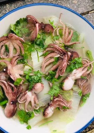 Hình của món Canh cải thảo nấu tuột baby.
