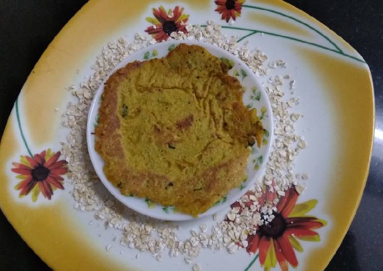 Master The Art Of Oats vegetable chilla