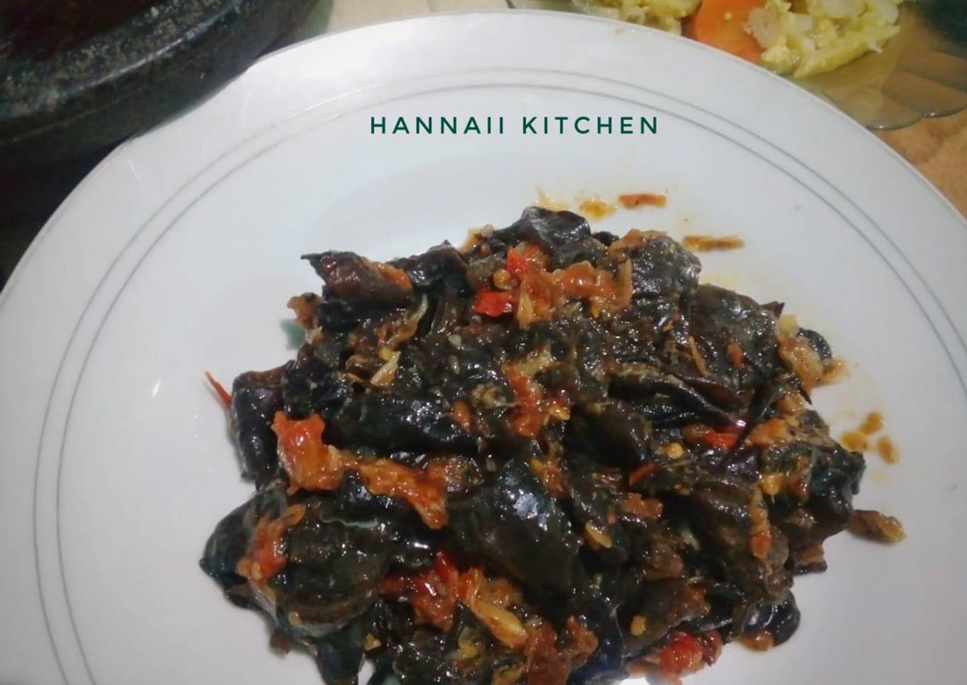 Saus met champignons en chili