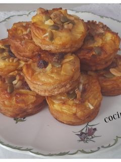 Una foto de Mini tartas de manzana -sin azúcar y poca harina-