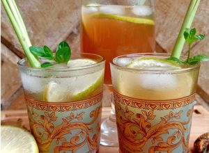 Foto resep Ice Tea Monjareh (lemon Jahe sereh)