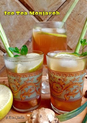 Foto resep Ice Tea Monjareh (lemon Jahe sereh)