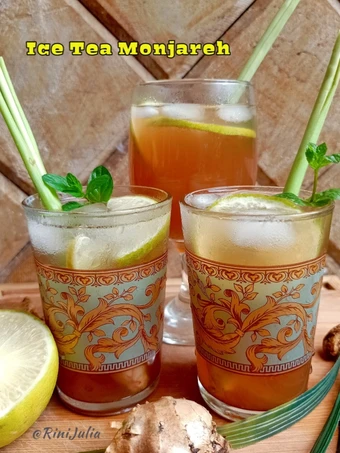 Langkah Gampang Menyiapkan Resep Ice Tea Monjareh (lemon Jahe sereh) yang Lezat Sekali Anti Ribet, Bisa Manjain Lidah
