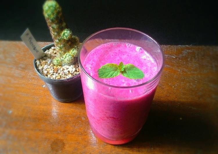 Mulberry milkshake🍹