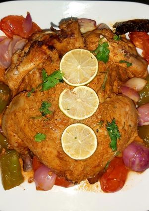 A picture of Air fried chargha.