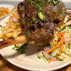 A picture of Chatpatti leg roast.