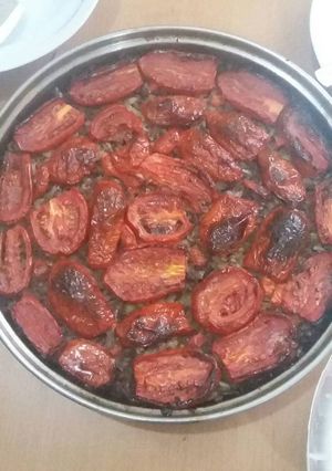 صورة لوصفة لحمة بصينية بالفرن☺☺