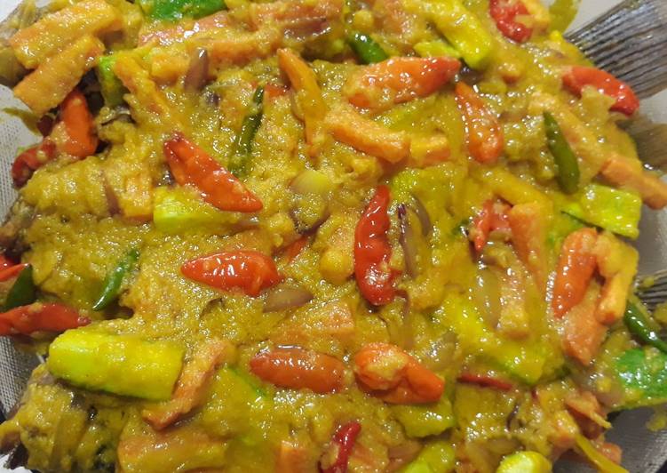 Resep Gurami acar kuning Lezat