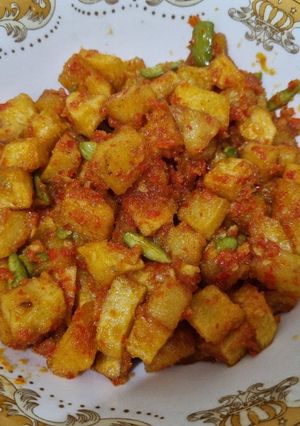 Foto resep Sambal Goreng Kentang Pete