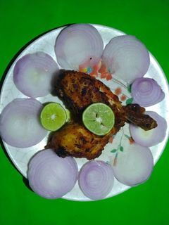 চিকেন তন্দুরি(chicken tandoori recipe in Bengali) রেসিপির প্রধান ছবি
