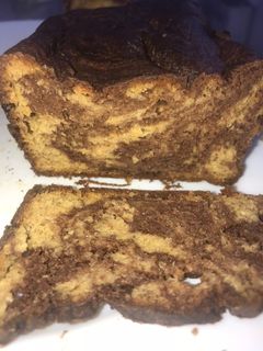 Una foto de Bizcocho marmolado sin azúcar