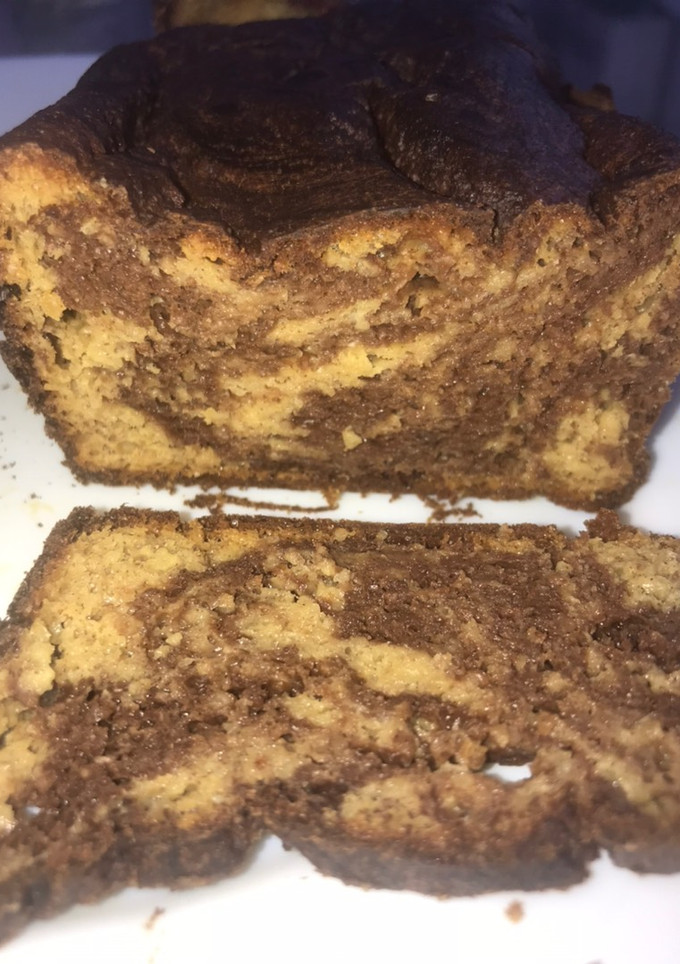 Una foto de Bizcocho marmolado sin azúcar
