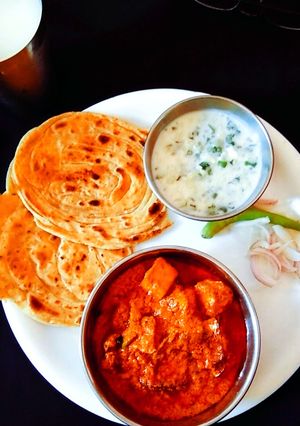 A picture of Dhaba style paneer masala.