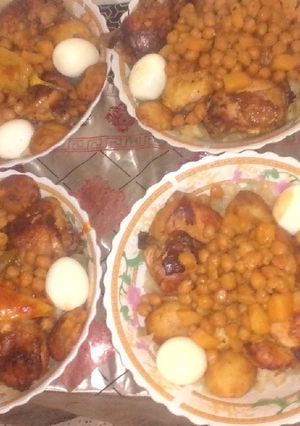 صورة لوصفة شخشوخة النايلية بالمسمن المركب 👌👍😋😋